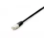 Cabo de rede Equip Cat.6A Platinum S/FTP, preto, 2,0 m, 10 unid./conjunto
