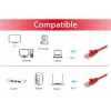 Cabo patch Equip Cat.6 U/UTP RJ-45 0,15 m vermelho