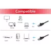 Cabo patch Equip Cat.6 RJ-45 U/UTP 0,15 m preto