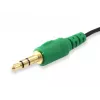 Cabo divisor de áudio Equip, preto, 3,5 mm, 2 x 3,5 mm, conector fêmea, ficha, policloreto de vinilo (PVC)