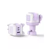 Ugreen Nexode RG 65W 3 portas GaN computador móvel, telemóvel, rato, portátil, powerbank, telefone rosa carregamento rápido AC interior