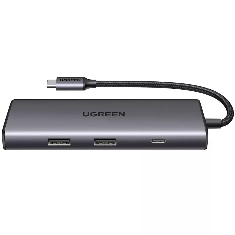 Adaptador multifunções USB-C UGREEN 15531 HDMI USB 3.0 Ethernet