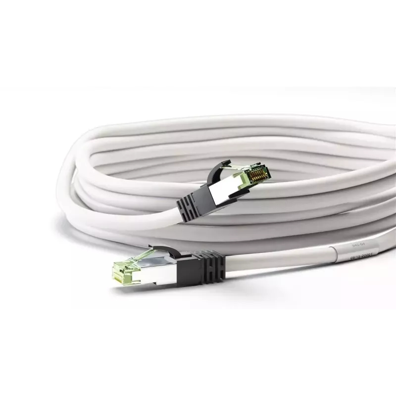 Cabo de rede Goobay CAT 8.1 Patch cabo RJ-45 Cat8.1 3m branco