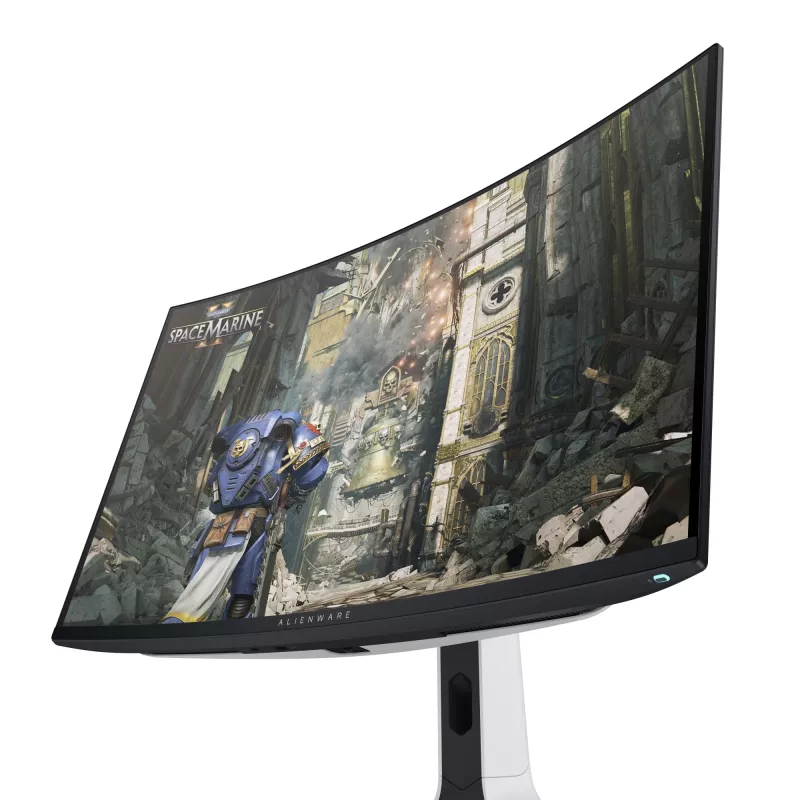 Monitor de computador Alienware AW3225QF 81,3 cm (32 polegadas) 3840 x 2160 píxeis 4K Ultra HD QD-OLED preto, branco