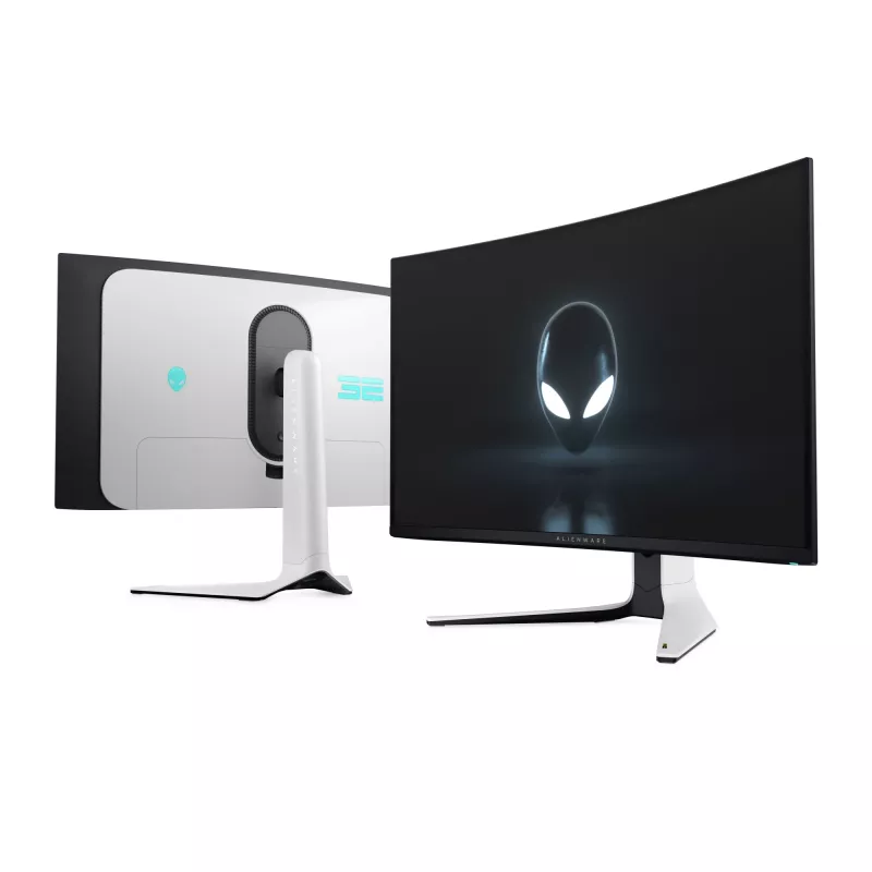 Monitor de computador Alienware AW3225QF 81,3 cm (32 polegadas) 3840 x 2160 píxeis 4K Ultra HD QD-OLED preto, branco