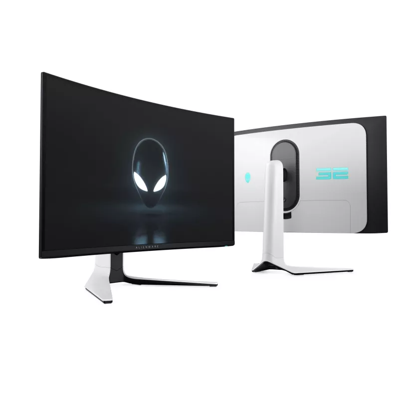 Monitor de computador Alienware AW3225QF 81,3 cm (32 polegadas) 3840 x 2160 píxeis 4K Ultra HD QD-OLED preto, branco