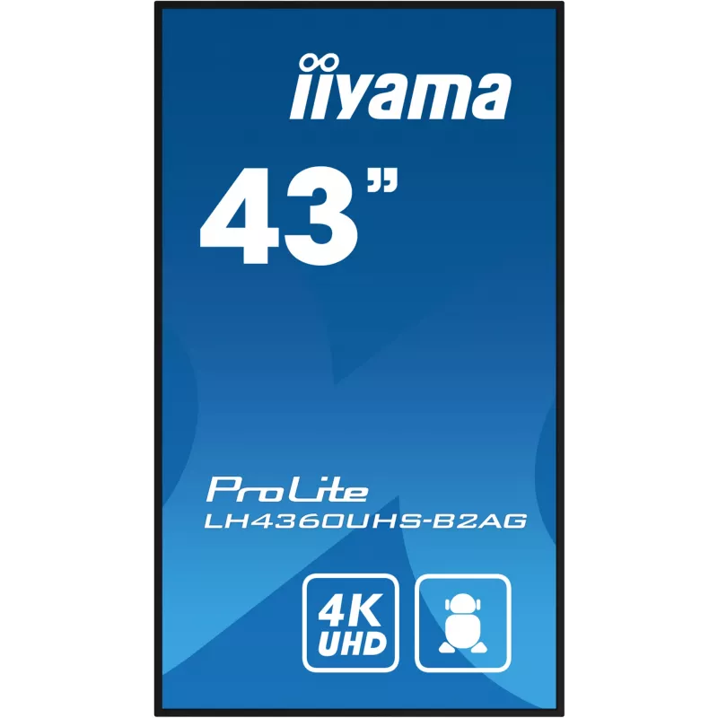 iiyama ProLite LH4360UHS-B2AG ecrã de sinalização digital de 43 polegadas 4K UHD