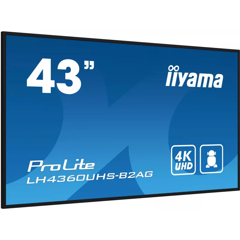 iiyama ProLite LH4360UHS-B2AG ecrã de sinalização digital de 43 polegadas 4K UHD