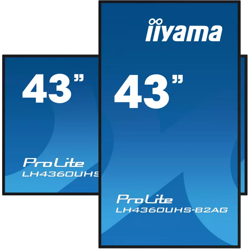 iiyama ProLite LH4360UHS-B2AG ecrã de sinalização digital de 43 polegadas 4K UHD