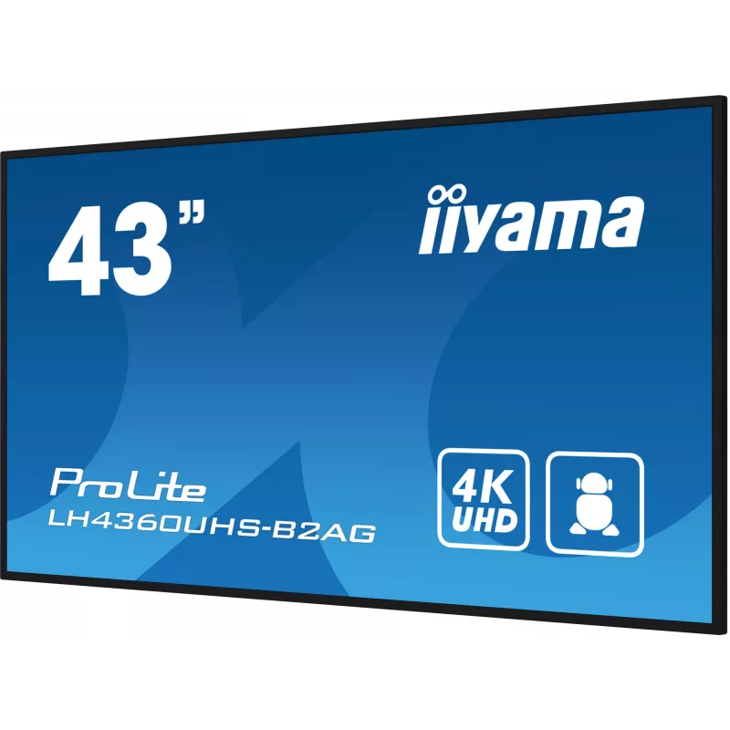 iiyama ProLite LH4360UHS-B2AG ecrã de sinalização digital de 43 polegadas 4K UHD