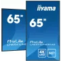 Ecrã de sinalização iiyama LH6541UHS-B1AG 163,8 cm (64,5 polegadas) LCD 500 cd/m² 4K Ultra HD preto 24/7