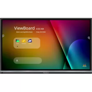 Quadro interativo Viewsonic IFP5550-5 139,7 cm (55 polegadas) 3840 x 2160 píxeis ecrã tátil preto HDMI