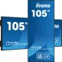 Ecrã de sinalização iiyama LH10551UWS-B1AG ecrã plano de sinalização digital 2,67 m (105 polegadas) LED 500 cd/m² UltraWide 5K HD preto 24/7