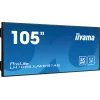 Ecrã de sinalização iiyama LH10551UWS-B1AG ecrã plano de sinalização digital 2,67 m (105 polegadas) LED 500 cd/m² UltraWide 5K HD preto 24/7