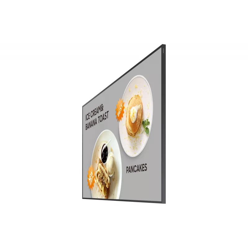 Ecrã plano de sinalização digital Samsung QM32C 81,3 cm (32 polegadas) LCD Wi-Fi 400 cd/m² Full HD preto processador integrado Tizen 24/7