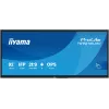 Ecrã de sinalização iiyama TE9218UWI-B1AG design quiosque 2,32 m (91,5 polegadas) LED Wi-Fi 500 cd/m² 5K Ultra HD preto ecrã tátil processador integrado Android 16/7