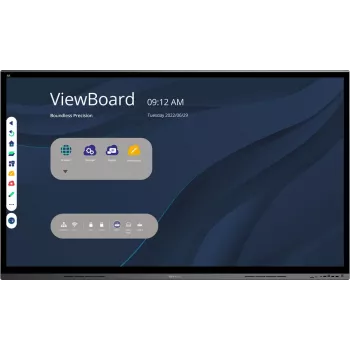 Ecrã de sinalização Viewsonic IFP7562 ecrã interativo plano 190,5 cm (75 polegadas) LED Wi-Fi 350 cd/m² 4K Ultra HD preto ecrã tátil processador integrado Android