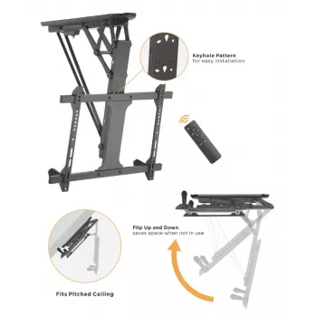 Suporte de teto motorizado para TV Equip de 32