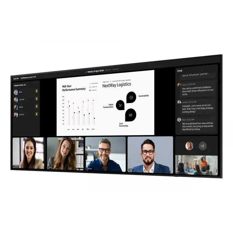 Ecrã plano de sinalização digital Samsung QPDX-5K 2,67 m (105