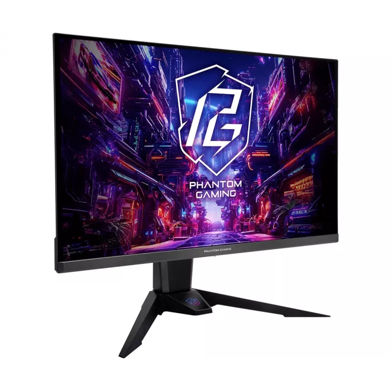 ASRock Phantom Gaming PGO27QFV monitor gaming 68,6 cm (27 polegadas) QD-OLED 2560 x 1440 QHD 360 Hz, HDMI, DisplayPort, USB-C, preto