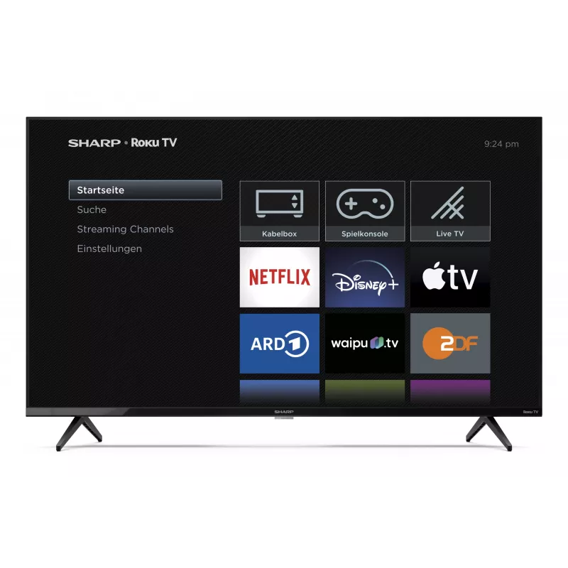 Sharp 43GJ4225E 109,2 cm (43 inch) 4K Ultra HD Smart TV Wi-Fi preto