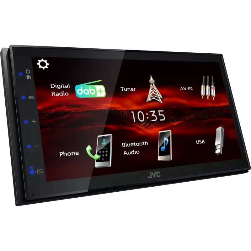 Autorrádio JVC KW-M180DBT preto 180 W Bluetooth