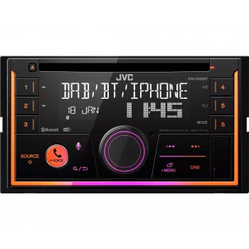 JVC KW-DB95BT preto 200 W Bluetooth