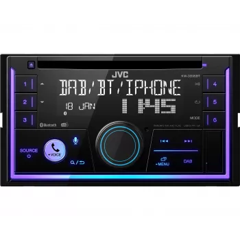 JVC KW-DB95BT preto 200 W Bluetooth