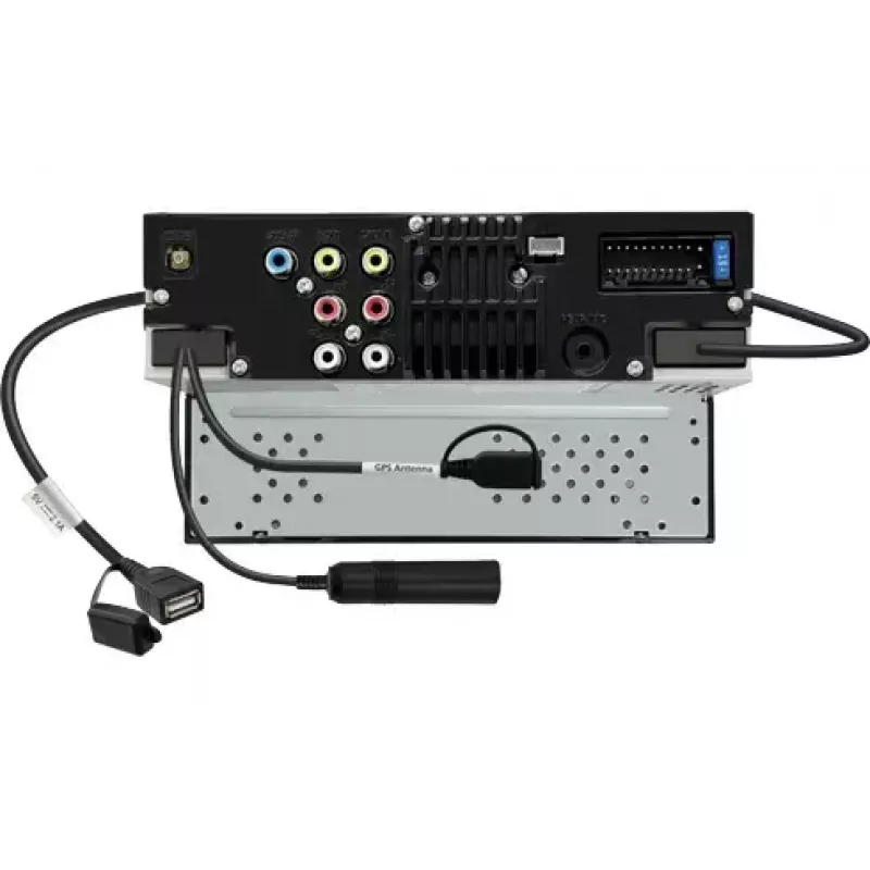 JVC KW-M595DBT auto-rádio multimédia 2 DIN, ecrã tátil de 6,8 polegadas, DAB+, Apple CarPlay, Android Auto, Wi-Fi, 22 W, preto