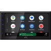 JVC KW-M595DBT auto-rádio multimédia 2 DIN, ecrã tátil de 6,8 polegadas, DAB+, Apple CarPlay, Android Auto, Wi-Fi, 22 W, preto