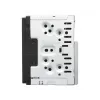 Recetor multimédia para automóvel JVC KW-M565DBT preto 200 W Bluetooth