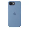 APPLE iPhone 16E – Capa de silicone – Azul inverno (MD3Q4ZM/A)