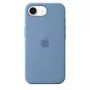 APPLE iPhone 16E – Capa de silicone – Azul inverno (MD3Q4ZM/A)