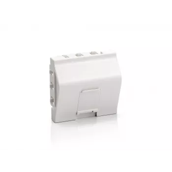 Placa frontal modular francesa Equip - Módulo angular, 45 mm, 45 mm, 27,5 mm, 13 g, 115 mm, 55 mm