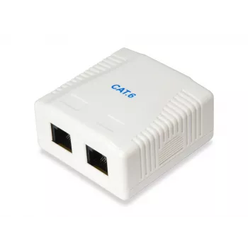 Caixa de superfície Equip 2 portas Cat.6 235214
