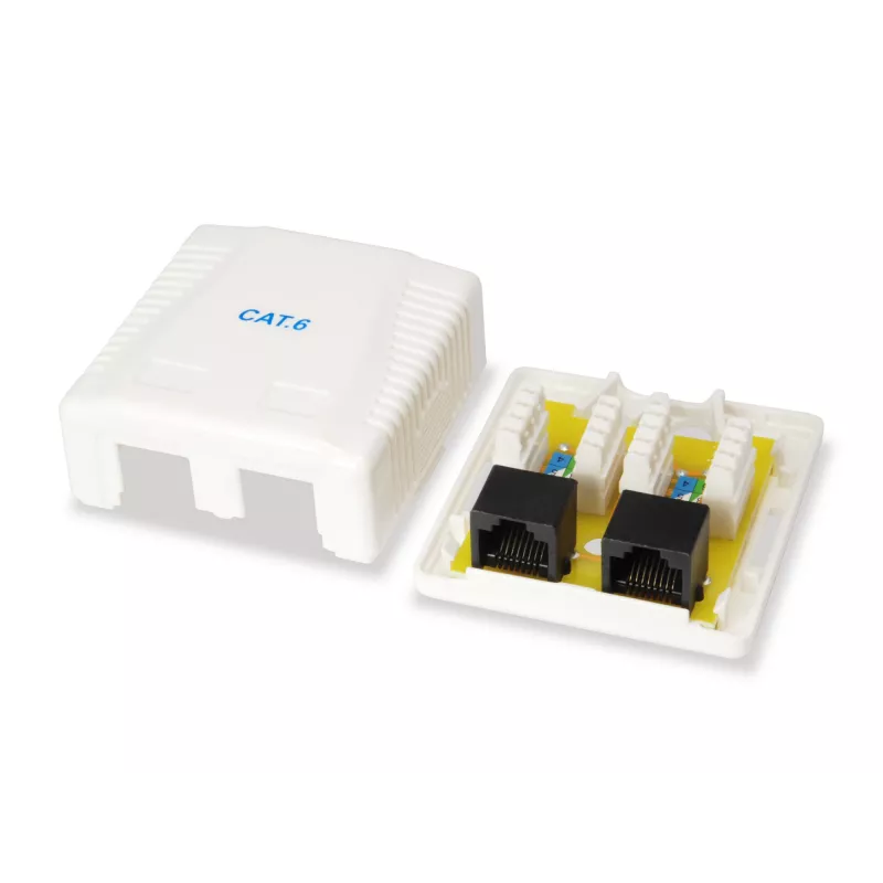Caixa de superfície Equip 2 portas Cat.6 235214