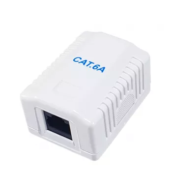 Tomada de rede Equip 235215 Cat6a branco 54 mm x 39 mm x 29,5 mm
