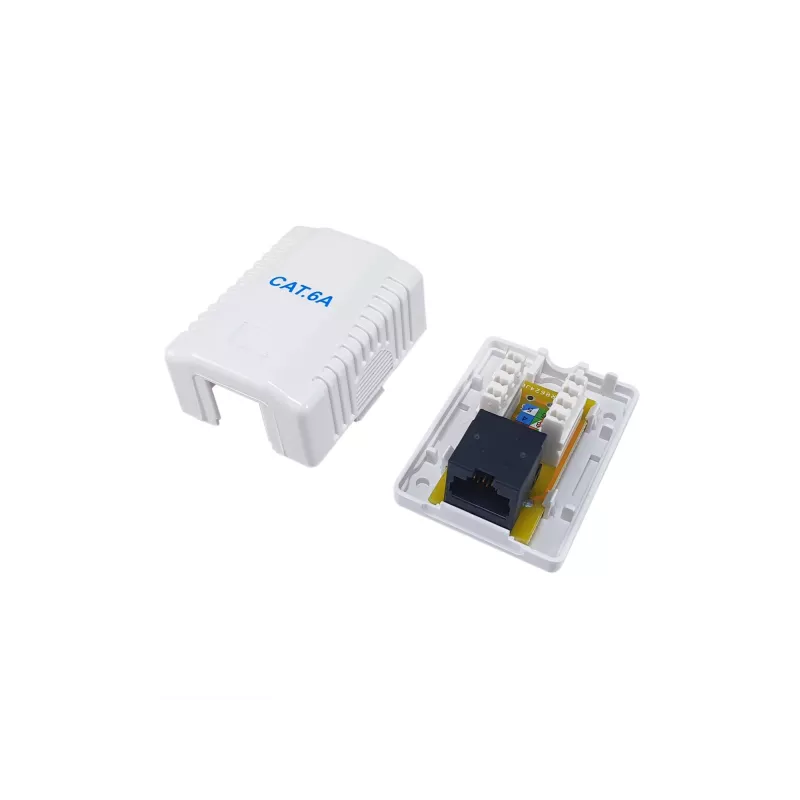 Tomada de rede Equip 235215 Cat6a branco 54 mm x 39 mm x 29,5 mm