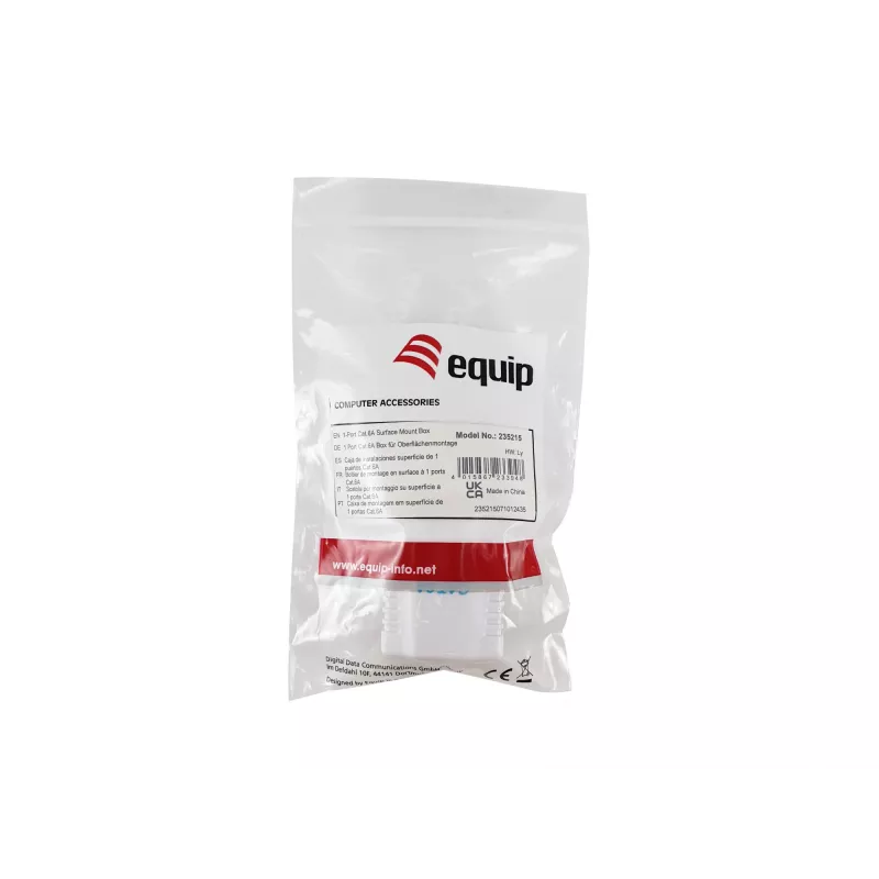 Tomada de rede Equip 235215 Cat6a branco 54 mm x 39 mm x 29,5 mm