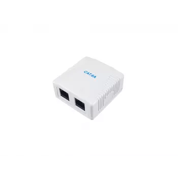 Caixa de superfície Equip 2 portas Cat.6A 61 mm x 29,6 mm x 59,1 mm