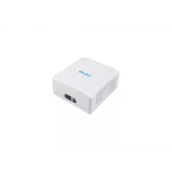Caixa de superfície Equip 2 portas Cat.6A 61 mm x 29,6 mm x 59,1 mm