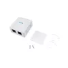 Caixa de superfície Equip 2 portas Cat.6A 61 mm x 29,6 mm x 59,1 mm
