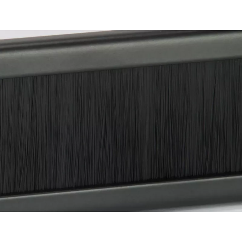 Painel de passagem de cabos Equip, preto (RAL 9005)