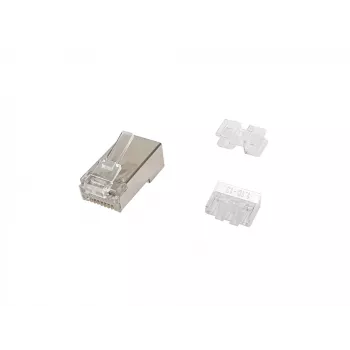 Equip Ficha RJ45 blindada Cat.6A, 100 unid./pack