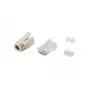 Equip Conjunto de fichas RJ45 Cat.6A 100 unid. transparente branco