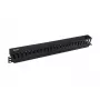 Equip Painel de gestão de cabos para montagem em rack 19 polegadas, preto
