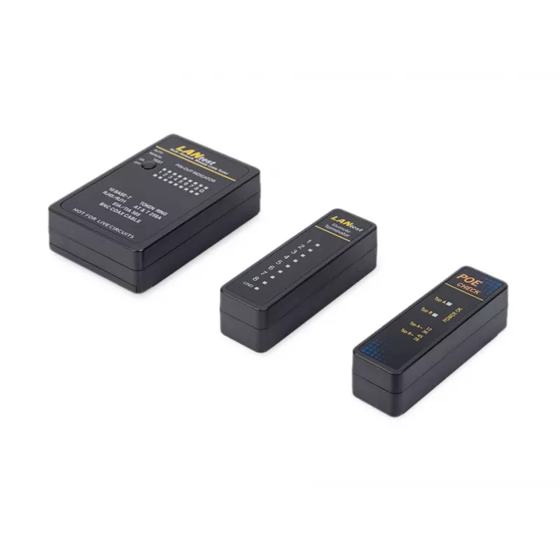 Equip Testador de cabos de rede, RJ45, BNC, PoE