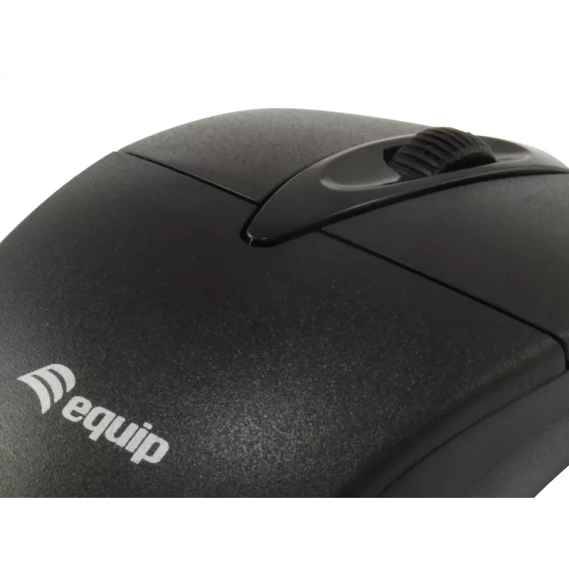 Equip 245102 Rato de escritório ambidestro USB Type-A ótico 1000 DPI
