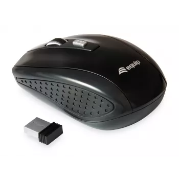 Equip 245104 Rato de viagem ambidestro RF sem fios ótico 1600 DPI