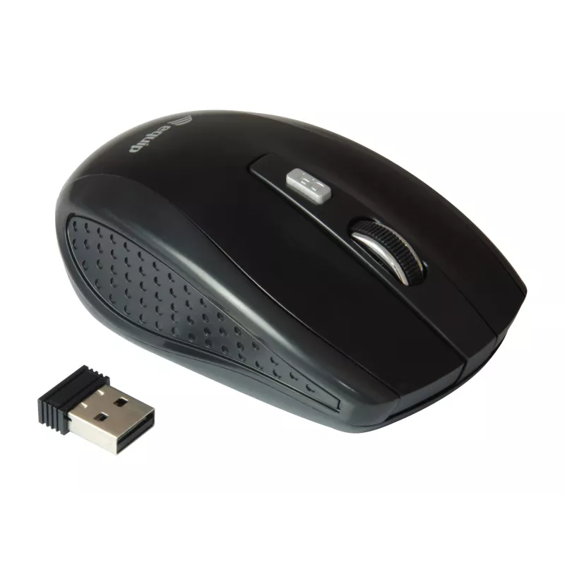 Equip 245104 Rato de viagem ambidestro RF sem fios ótico 1600 DPI